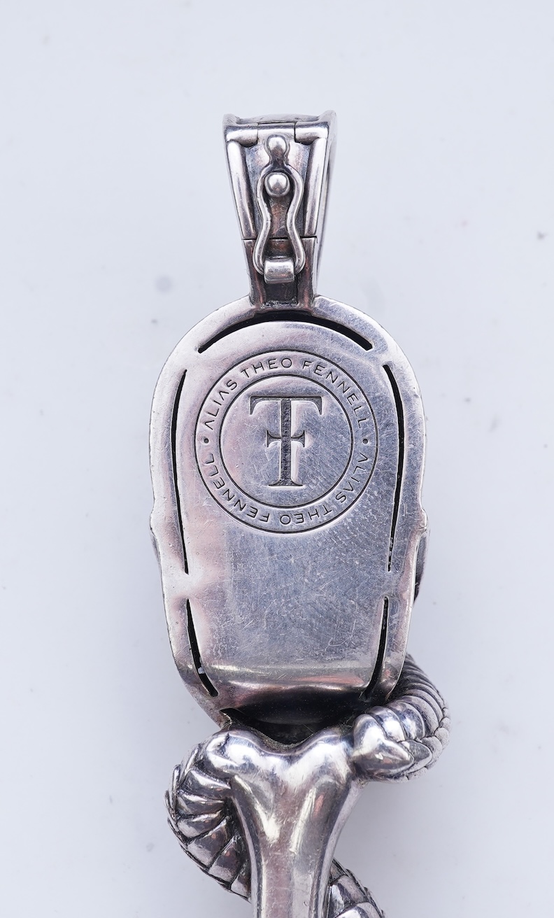 Theo Fennell, a silver pendant, circa 2010